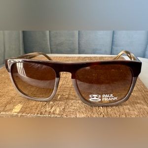 Brand New Paul Frank “larklight” Tortoise Brown Gold Sunglasses